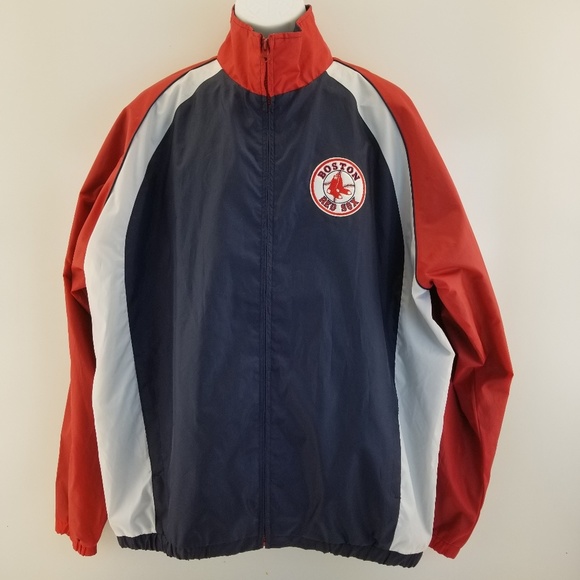 Boston Red Sox Mens Full Zip Jacket Size XL MLB Ge